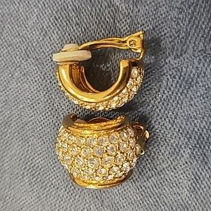 Swarovski Crystal Clip On Earrings